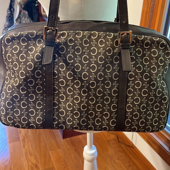 CELINE MACADAM CANVAS BAG - Picture 2 of 10